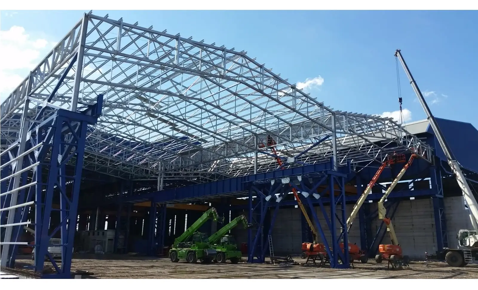 Progettazione realizzazione capannone industriale in acciaio